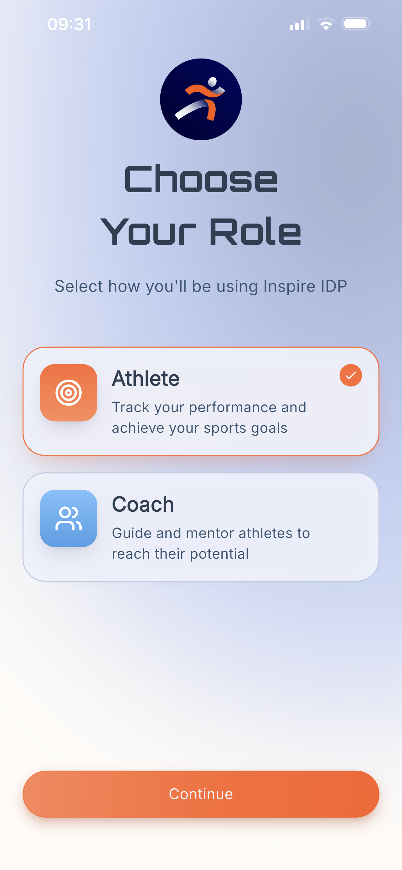 Get Started phone screen